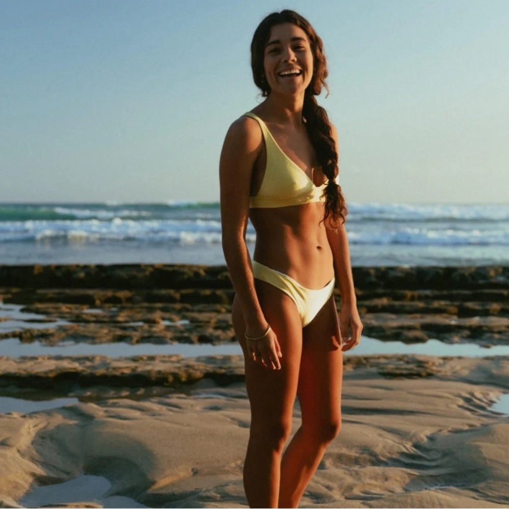 NWT Imsy Swimwear Claire Top in Butter